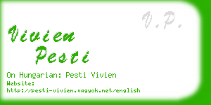 vivien pesti business card